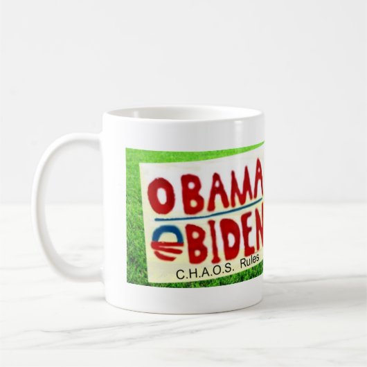 Obama Sign Watch Koffiemok (Links)