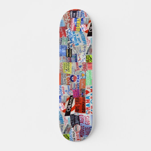 Obama SIgns of Hope Skateboard (Voorkant)