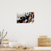 Obama Situatiekamer Fotobin Gelden gedood Poster (Keuken)