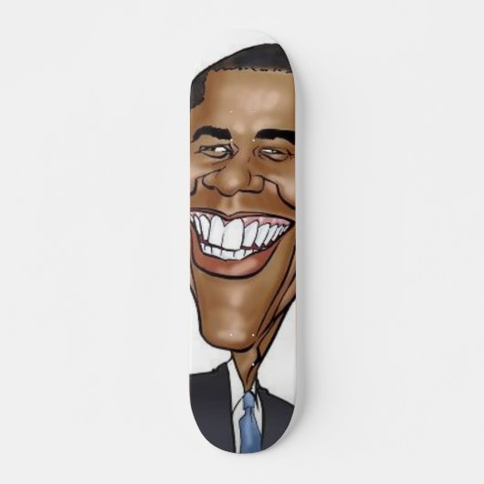 Obama Skateboard. Skateboard (Voorkant)