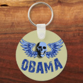 Obama Skull Design Sleutelhanger (Voorkant)