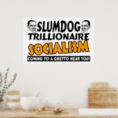 Obama: Slumdog Trillionaire Poster (Keuken)