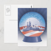 obama snow wereldbol briefkaart (Voorkant / Achterkant)