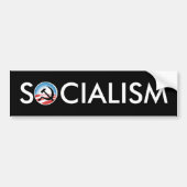 Obama-socialisme Bumpersticker (Voorkant)