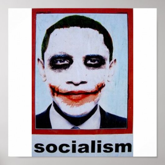 obama-socialisme-groot poster (Voorkant)