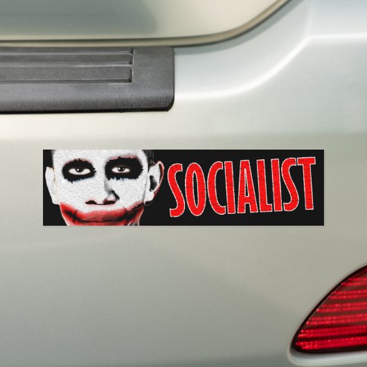 Obama Socialist Bumpersticker (Op auto)