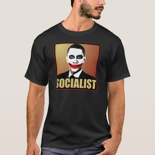 Obama Socialist T-shirt (Voorkant)