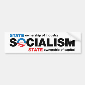 Obama Socialistische Bumpersticker