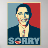 Obama Sorry Poster (Voorkant)