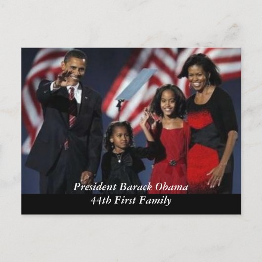 Obama Souvenir Briefkaart (Voorkant)