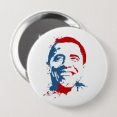 Obama spatte ronde button 4,0 cm (Voorkant /achterkant)