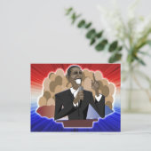 Obama Speech Briefkaart (Staand voorkant)