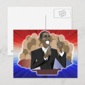 Obama Speech Briefkaart (Voorkant / Achterkant)