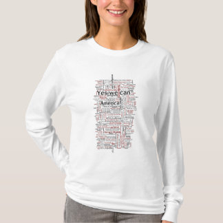 Obama Speech Word Cloud T-shirt