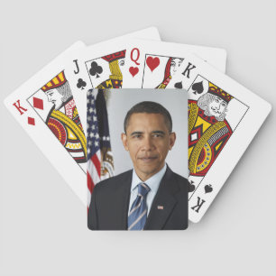 Obama-spelkaarten Pokerkaarten