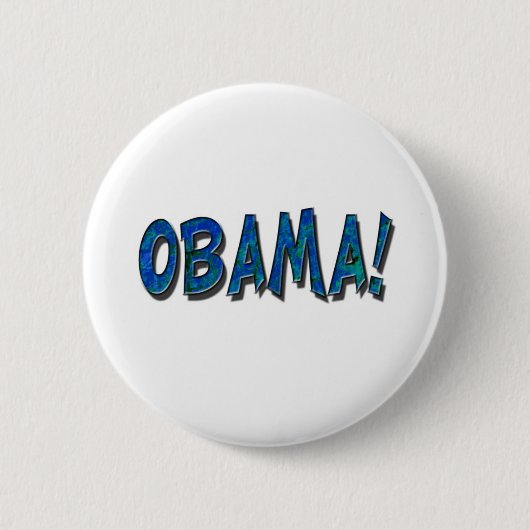 OBAMA SPLATTER BUTTON (Voorkant)