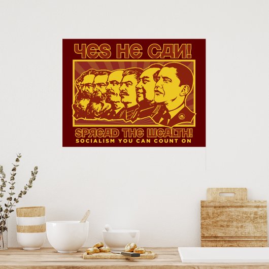 Obama Spread the Wealth Poster (Keuken)