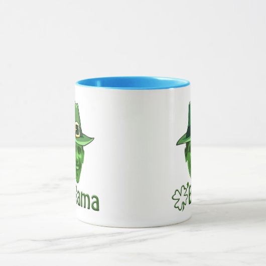 Obama St Patricks Day Mok (Midden)