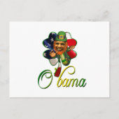 Obama St. Patrick's Day Spirit Briefkaart (Voorkant)
