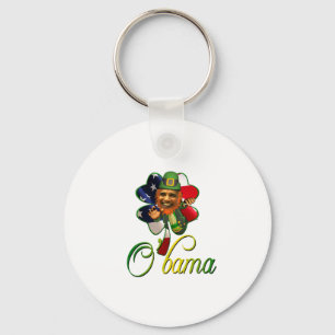 Obama St. Patrick's Day Spirit Sleutelhanger