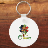 Obama St. Patrick's Day Spirit Sleutelhanger (Voorkant)
