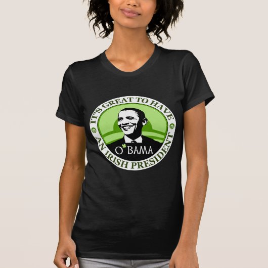 Obama St. Patrick's Day T-shirt (Voorkant)