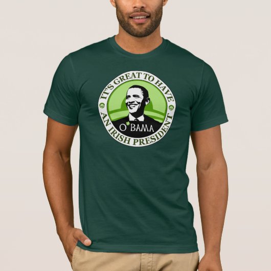 Obama St. Patrick's Day T-shirt (Voorkant)