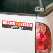 OBAMA - STALIN 2012 BUMPERSTICKER (Op Truck)