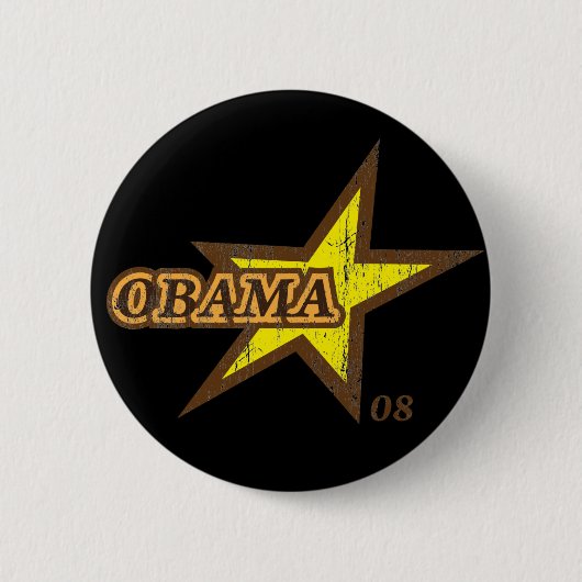Obama Star 08 Button (Voorkant)
