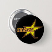 Obama Star 08 Button (Voorkant /achterkant)
