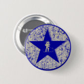 OBAMA STAR-BUTTON RONDE BUTTON 5,7 CM (Voorkant /achterkant)
