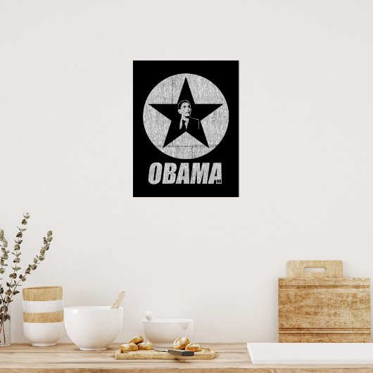 Obama Star Poster (Keuken)