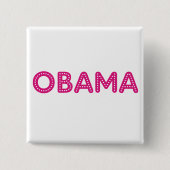 Obama Starry Lights Button (Voorkant)