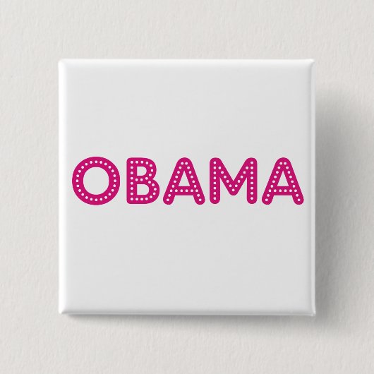 Obama Starry Lights Button (Voorkant)