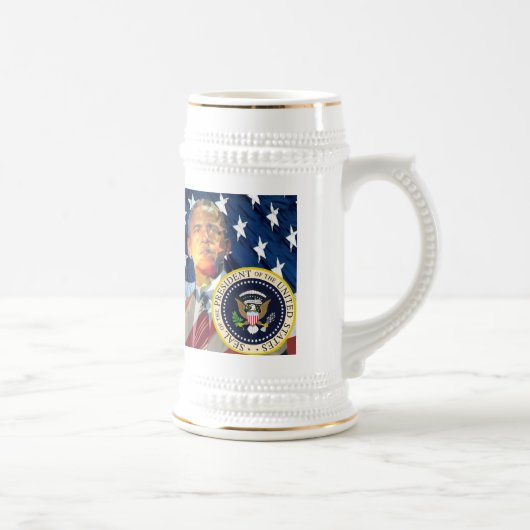 Obama Stein Bierpul (Rechts)