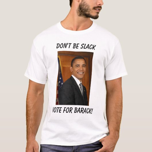 Obama, stem voor Barak! T-shirt (Voorkant)