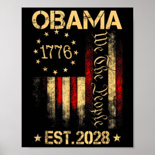 Obama stemt in 2028 voor President 2028 Poster