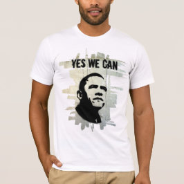 Obama STENCIL concrBgrnd T-shirt