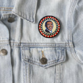 Obama sterren&strepen ronde button 5,7 cm (In situ)