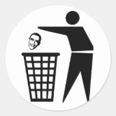 Obama stickers dumpen (Voorkant)