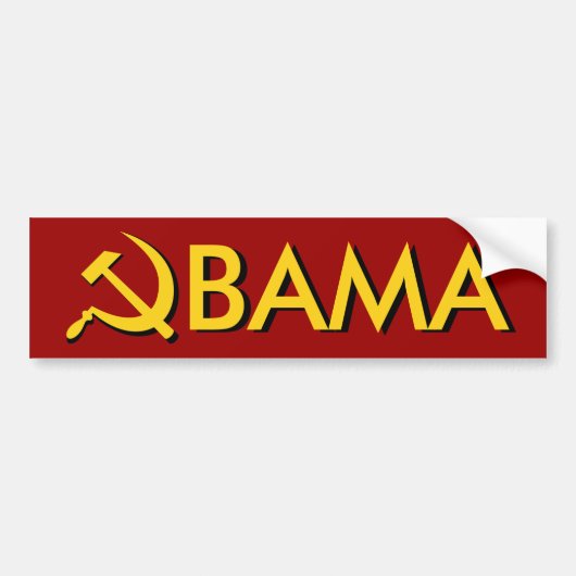 Obama-stijl Bumpersticker (Voorkant)