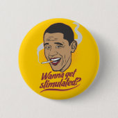 Obama Stimulus Button (Voorkant)