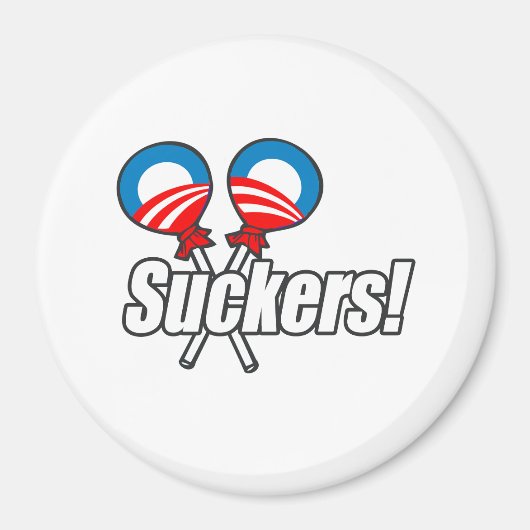 Obama Suckers! Magneet (Voorkant)