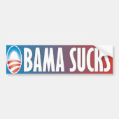 Obama Sucks Bumpersticker (Voorkant)