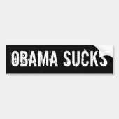 OBAMA SUCKS BUMPERSTICKER (Voorkant)