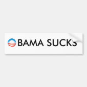 Obama Sucks Bumpersticker (Voorkant)
