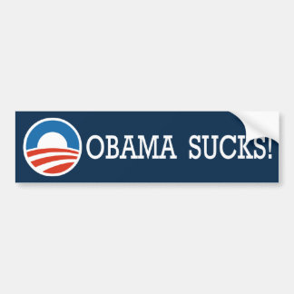 OBAMA SUCKS! BUMPERSTICKER