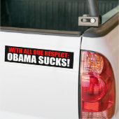 Obama Sucks Bumpersticker (Op Truck)