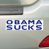 Obama Sucks Bumpersticker (Op auto)