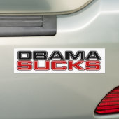 Obama Sucks Bumpersticker (Op auto)
